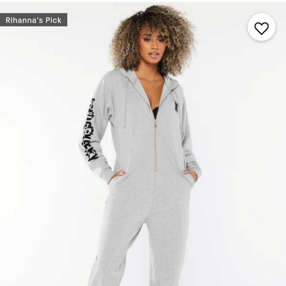 Forever Savage Savage X Fenty Showgirl Hooded Onesie - BNWT - Size XS